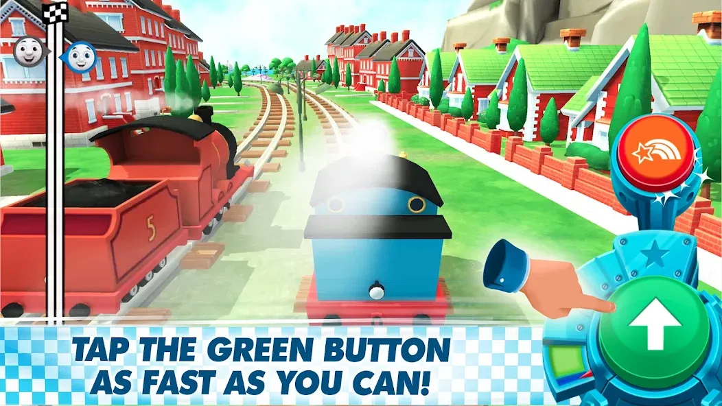 Thomas & Friends: Go Go Thomas на телефон — скачать мод: Безлимитные монеты и открытые поезда — скриншот 3 Thomas & Friends: Go Go Thomas на телефон — скачать мод: Безлимитные монеты и открытые поезда — скриншот 3