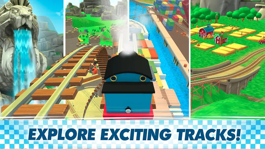 Thomas & Friends: Go Go Thomas на телефон — скачать мод: Безлимитные монеты и открытые поезда — скриншот 5 Thomas & Friends: Go Go Thomas на телефон — скачать мод: Безлимитные монеты и открытые поезда — скриншот 5