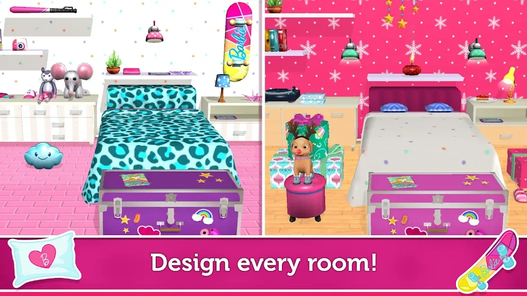 Barbie Dreamhouse Adventures (Мод: Безлимитные деньги и все наряды) — скачать на Андроид — скриншот 3 Barbie Dreamhouse Adventures (Мод: Безлимитные деньги и все наряды) — скачать на Андроид — скриншот 3