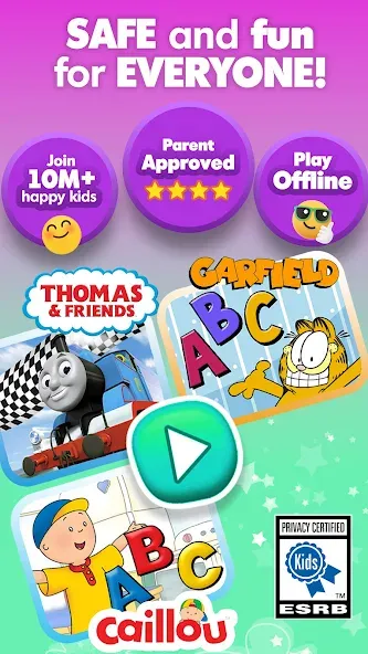 Budge World - Kids Games 2-7 (Мод: Все игры открыты и без рекламы) — скачать на Андроид — скриншот 3