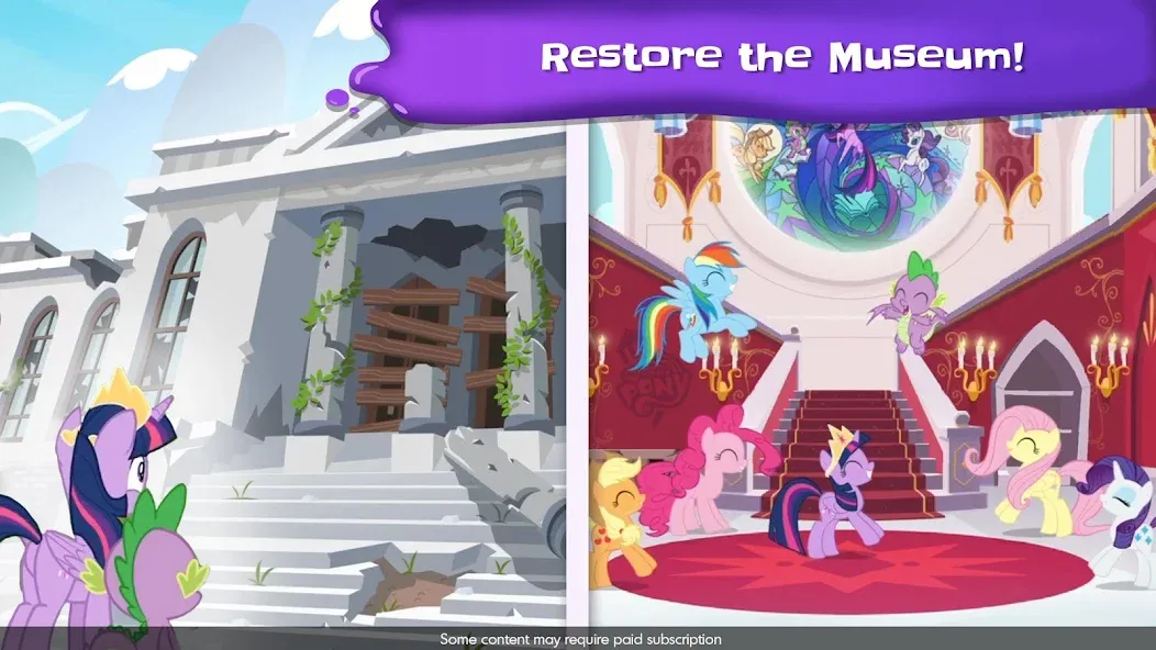 Мод My Little Pony Color By Magic — Все раскраски и персонажи открыты, скачать APK — скриншот 1 Мод My Little Pony Color By Magic — Все раскраски и персонажи открыты, скачать APK — скриншот 1