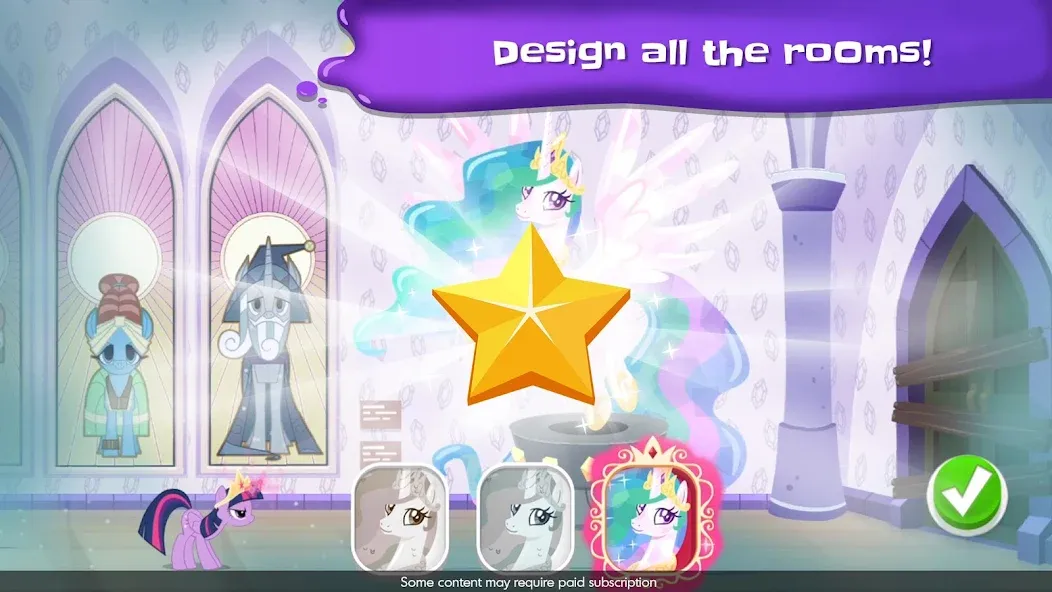 Мод My Little Pony Color By Magic — Все раскраски и персонажи открыты, скачать APK — скриншот 3 Мод My Little Pony Color By Magic — Все раскраски и персонажи открыты, скачать APK — скриншот 3