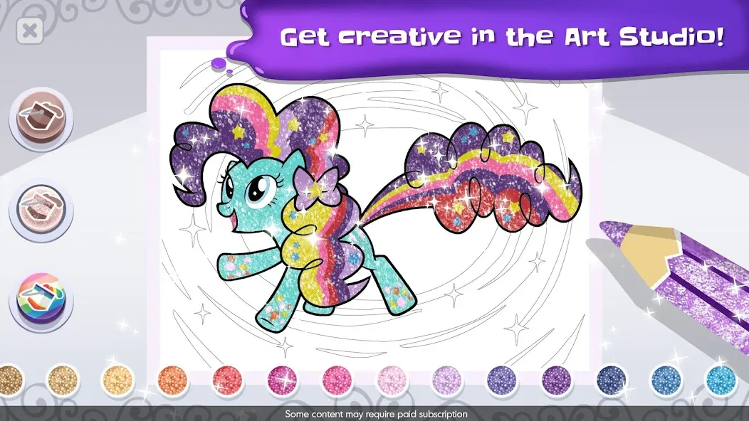 Мод My Little Pony Color By Magic — Все раскраски и персонажи открыты, скачать APK — скриншот 5 Мод My Little Pony Color By Magic — Все раскраски и персонажи открыты, скачать APK — скриншот 5
