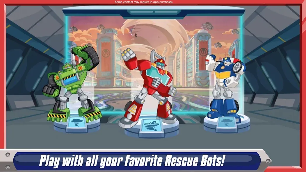 Скачать Transformers Rescue Bots: Dash на Андроид с модом — Безлимитные деньги и открытые уровни — скриншот 1