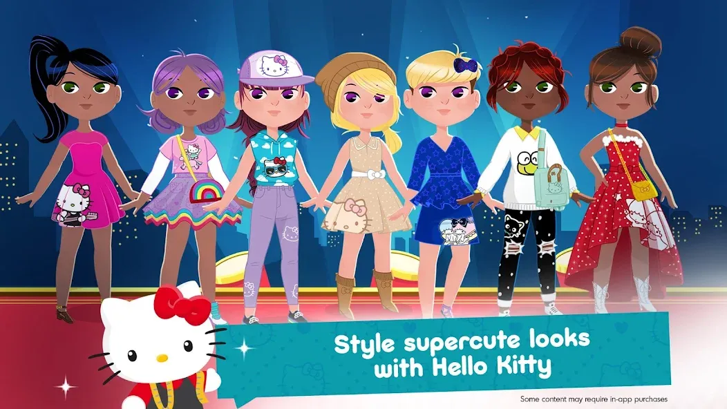 Hello Kitty Fashion Star взломанный APK — Безлимитные деньги и наряды — скриншот 1 Hello Kitty Fashion Star взломанный APK — Безлимитные деньги и наряды — скриншот 1