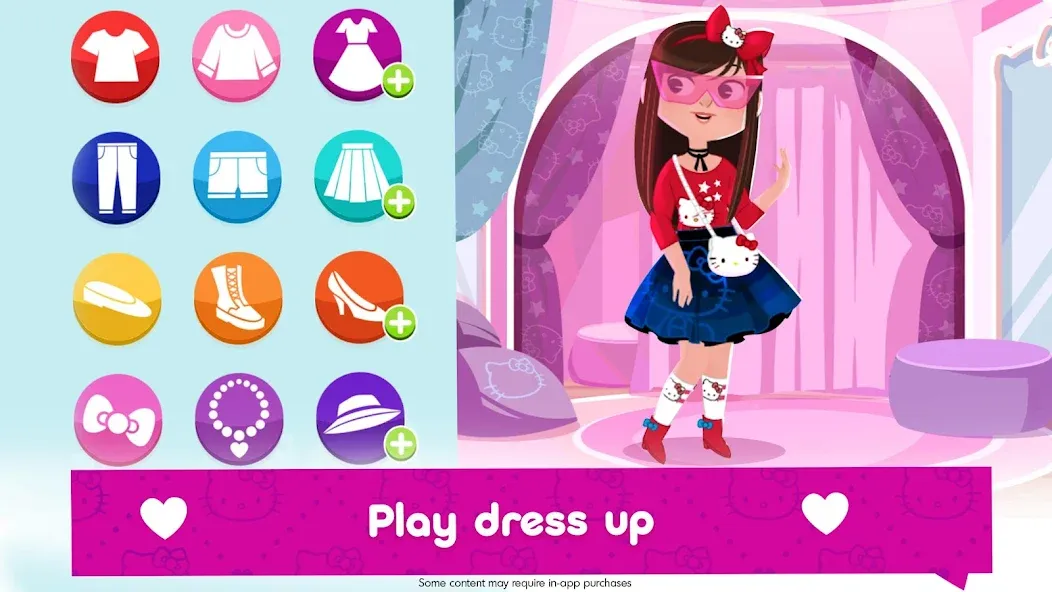 Hello Kitty Fashion Star взломанный APK — Безлимитные деньги и наряды — скриншот 2 Hello Kitty Fashion Star взломанный APK — Безлимитные деньги и наряды — скриншот 2