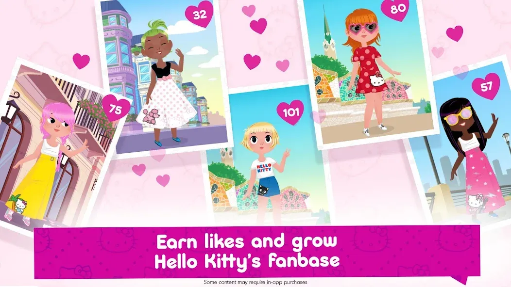 Hello Kitty Fashion Star взломанный APK — Безлимитные деньги и наряды — скриншот 3 Hello Kitty Fashion Star взломанный APK — Безлимитные деньги и наряды — скриншот 3