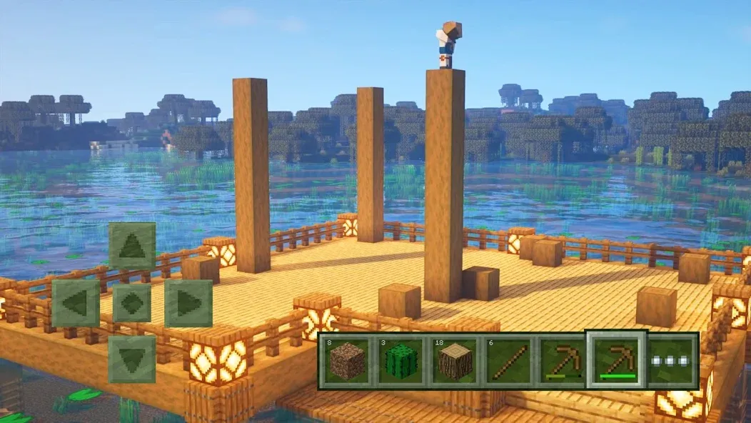 Скачать мод Craft World - Master Block 3D — Бесконечные ресурсы и открытый мир — скриншот 3