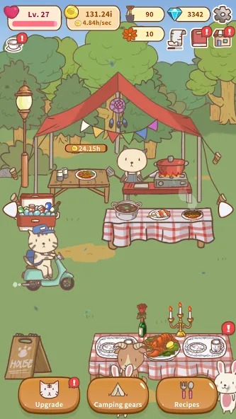 Скачать Animal Camping: Idle Camp на Андроид с модом — Много денег и все открыто — скриншот 5 Скачать Animal Camping: Idle Camp на Андроид с модом — Много денег и все открыто — скриншот 5