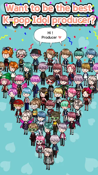K-POP Idol Producer MOD APK: Безлимитные деньги и фанаты — скриншот 1 K-POP Idol Producer MOD APK: Безлимитные деньги и фанаты — скриншот 1