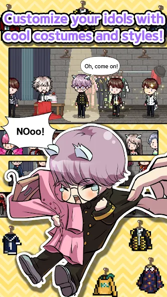 K-POP Idol Producer MOD APK: Безлимитные деньги и фанаты — скриншот 3 K-POP Idol Producer MOD APK: Безлимитные деньги и фанаты — скриншот 3