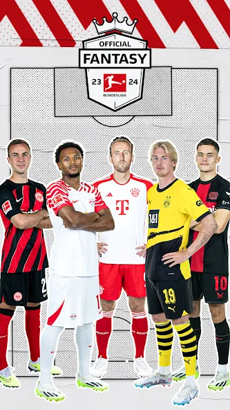 Bundesliga Fantasy Manager — взломанная версия, Безлимитные монеты и энергия — скриншот 1 Bundesliga Fantasy Manager — взломанная версия, Безлимитные монеты и энергия — скриншот 1