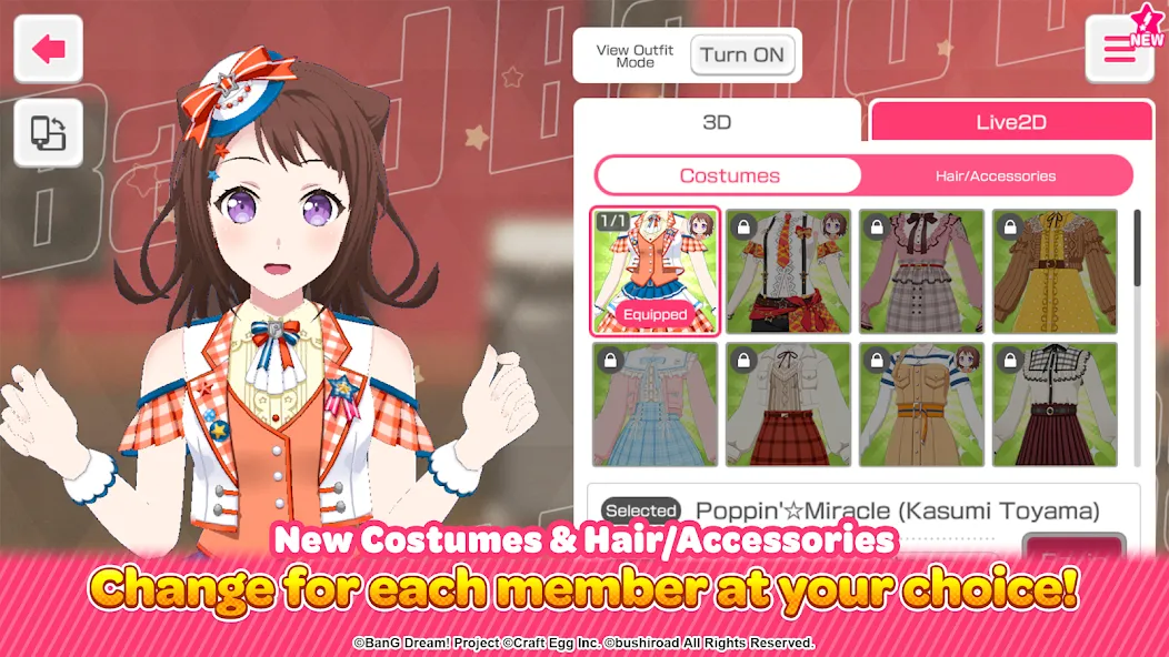 BanG Dream! Girls Band Party! мод на Андроид: Безлимитные ресурсы и все персонажи — скриншот 3 BanG Dream! Girls Band Party! мод на Андроид: Безлимитные ресурсы и все персонажи — скриншот 3