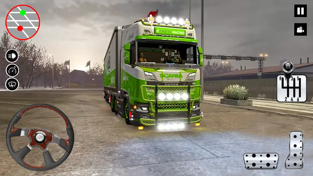 World Truck Grand Transport 3D — взломанная версия, Безлимитные деньги и топливо — скриншот 1