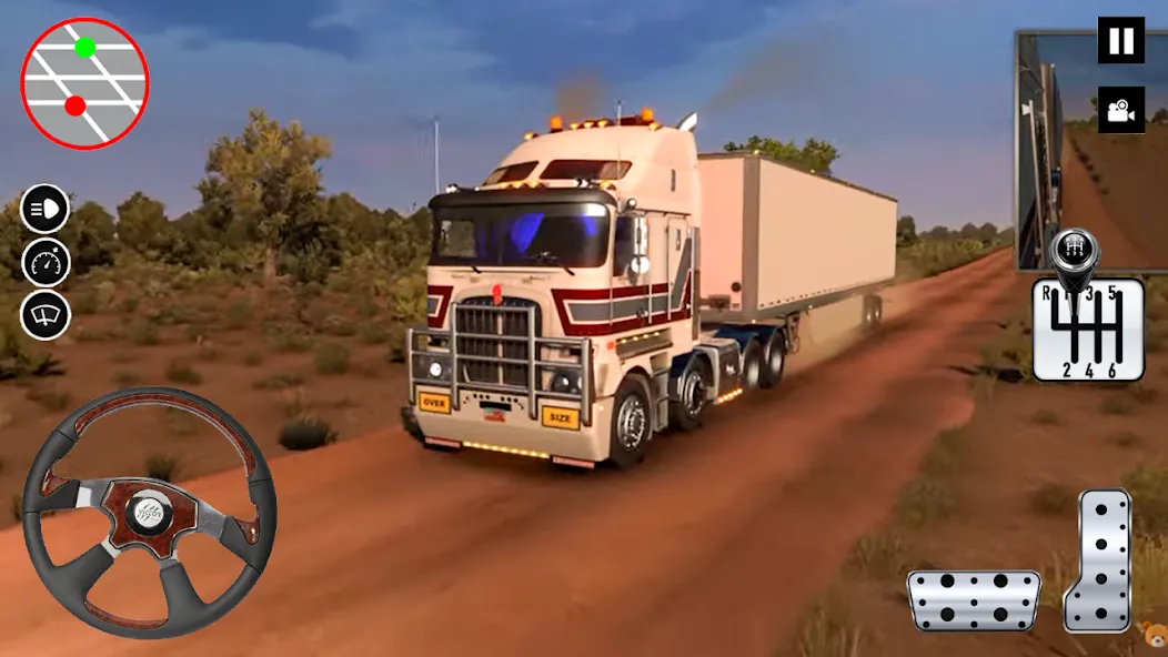 World Truck Grand Transport 3D — взломанная версия, Безлимитные деньги и топливо — скриншот 4