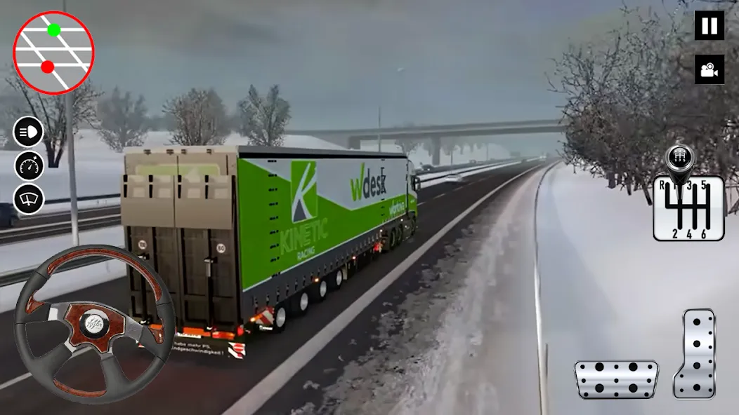 World Truck Grand Transport 3D — взломанная версия, Безлимитные деньги и топливо — скриншот 5