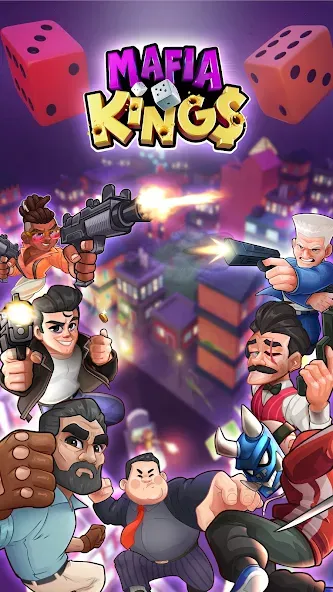 Mafia Kings - Mob Board Game MOD APK скачать на Андроид — Безлимитные деньги и все персонажи — скриншот 1