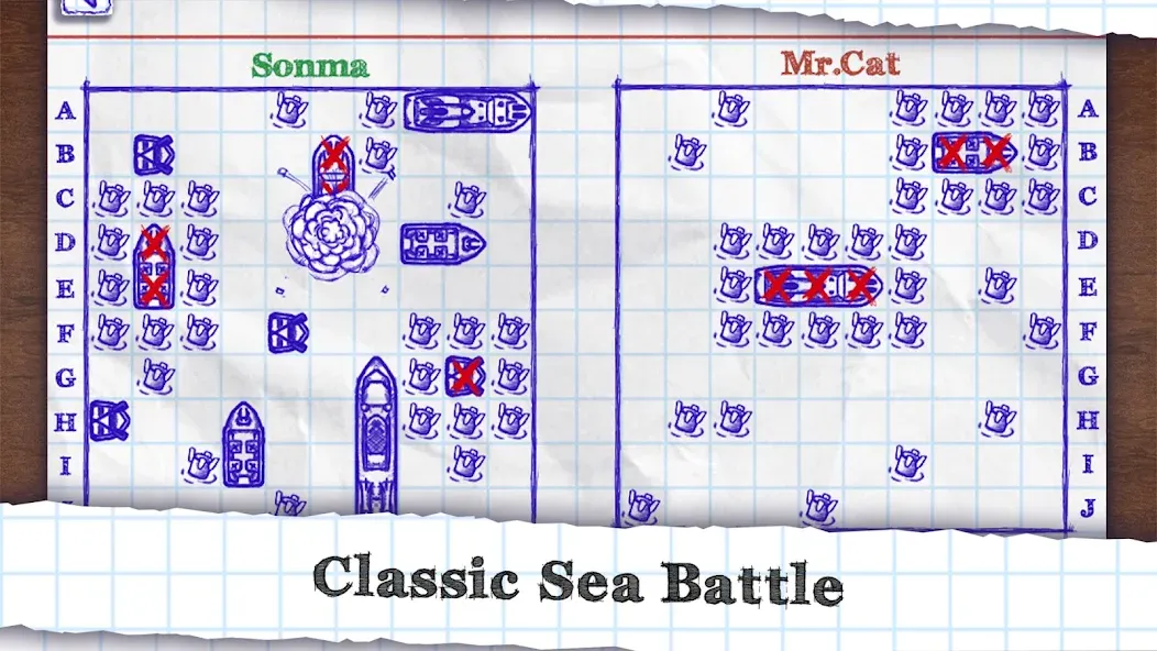 Скачать Sea Battle Mod APK — Безлимитные патроны и усиленный флот — скриншот 2