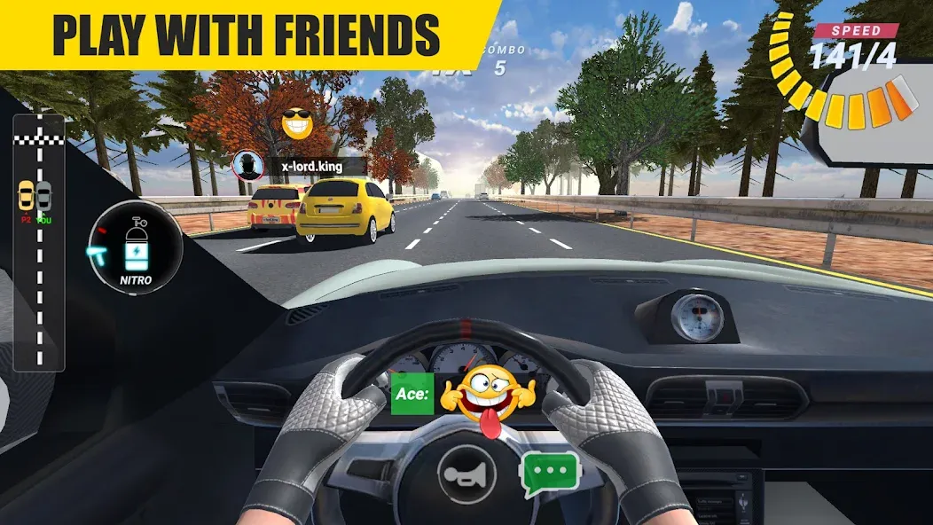 Скачать Racing Online:Car Driving Game бесплатно — Без рекламы и много денег — скриншот 2