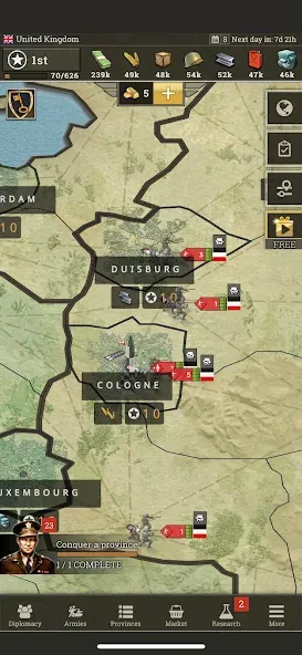 Call of War: Frontlines — взломанная версия, Безлимитные ресурсы и мощное оружие — скриншот 2 Call of War: Frontlines — взломанная версия, Безлимитные ресурсы и мощное оружие — скриншот 2