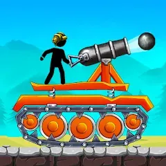 The Tank: Stick pocket hill (Мод: Безлимитные деньги и оружие) — скачать на Андроид