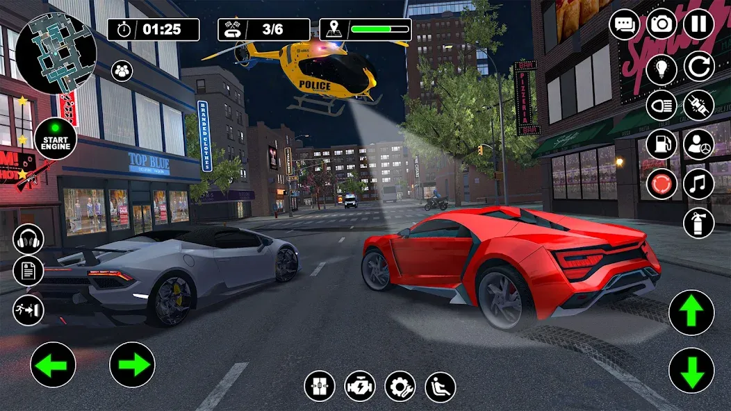 Police Helicopter Chase Game взломанный APK — Безлимитные деньги и всё открыто — скриншот 3 Police Helicopter Chase Game взломанный APK — Безлимитные деньги и всё открыто — скриншот 3
