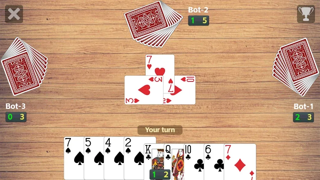 Скачать Callbreak League - Card Game на Андроид с модом — Без рекламы и безлимитные монеты — скриншот 2
