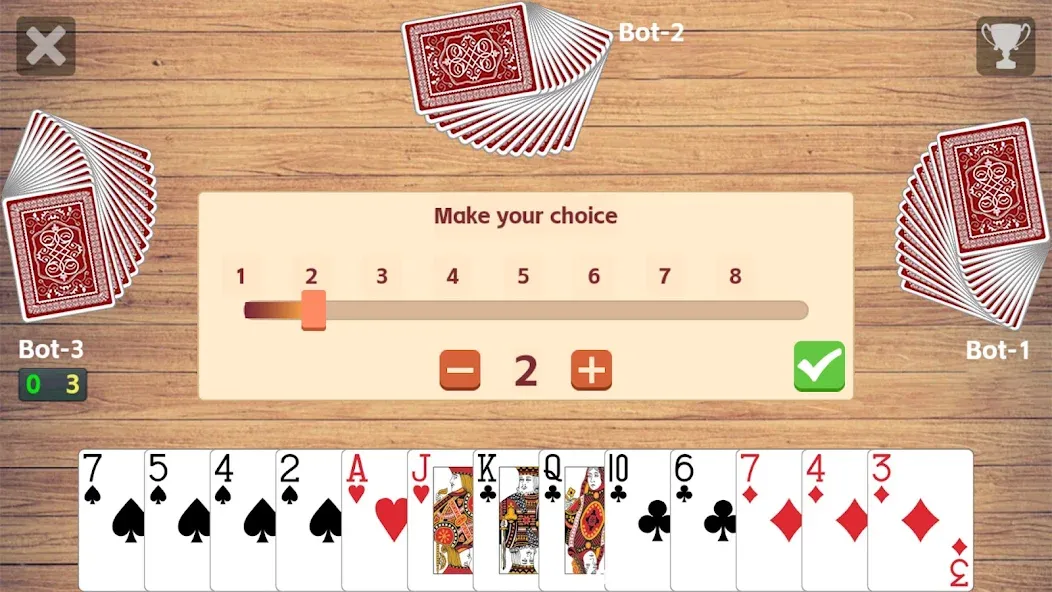 Скачать Callbreak League - Card Game на Андроид с модом — Без рекламы и безлимитные монеты — скриншот 4