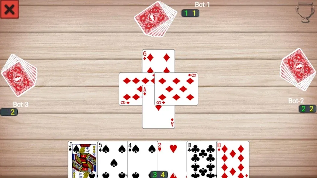 Callbreak Master - Card Game бесплатно на Андроид — мод: Безлимитные деньги и всё открыто — скриншот 4