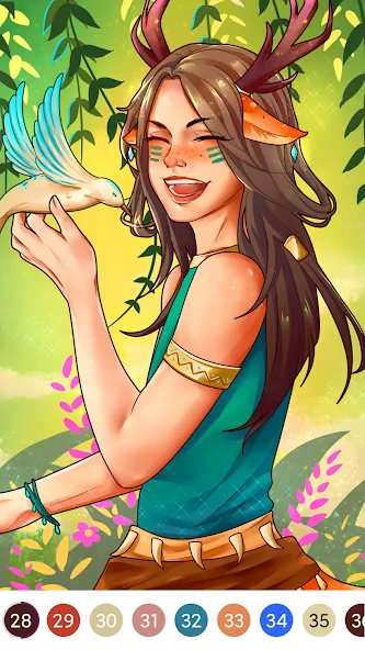 Color.Me: Coloring Puzzle взлом APK — Без рекламы и все уровни открыты — скриншот 1 Color.Me: Coloring Puzzle взлом APK — Без рекламы и все уровни открыты — скриншот 1