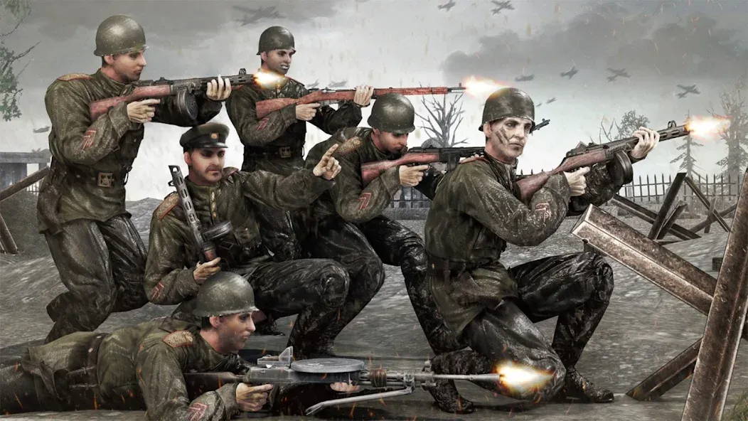 Medal of War – WW2 Games 2024 взлом APK — Безлимитные деньги и оружие — скриншот 2