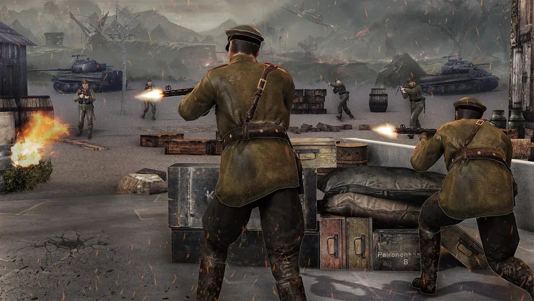 Medal of War – WW2 Games 2024 взлом APK — Безлимитные деньги и оружие — скриншот 3