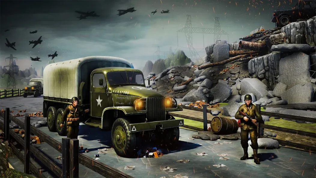 Medal of War – WW2 Games 2024 взлом APK — Безлимитные деньги и оружие — скриншот 5