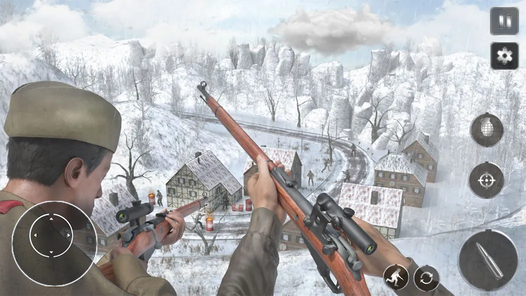 Мод Call Of Courage : WW2 Shooting — Безлимитные боеприпасы и здоровье, скачать APK — скриншот 4 Мод Call Of Courage : WW2 Shooting — Безлимитные боеприпасы и здоровье, скачать APK — скриншот 4
