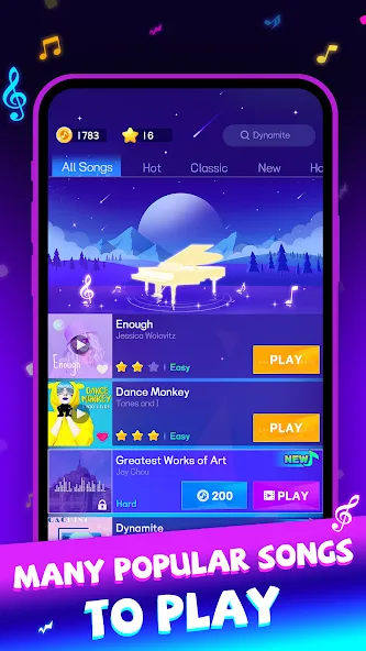 Скачать Beat Piano Dance:music game мод — Новые песни и открыты все уровни — скриншот 5