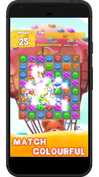 Candy 2024-Candy Match 3 Game на телефон — скачать мод: Безлимитные жизни и подсказки — скриншот 4 Candy 2024-Candy Match 3 Game на телефон — скачать мод: Безлимитные жизни и подсказки — скриншот 4
