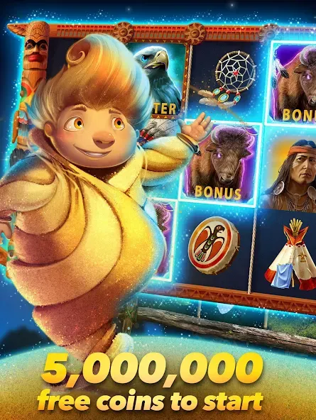 Sandman Slots - Slot Machines на телефон — скачать мод: Безлимитные монеты и бонусы — скриншот 1