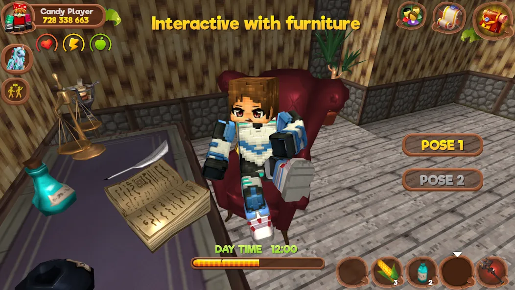 Pony World Craft MOD APK скачать на Андроид — Безлимитные ресурсы и открыты все пони — скриншот 2