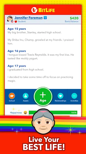 BitLife - Life Simulator — скачать мод: Безлимитные деньги и премиум функции — скриншот 4