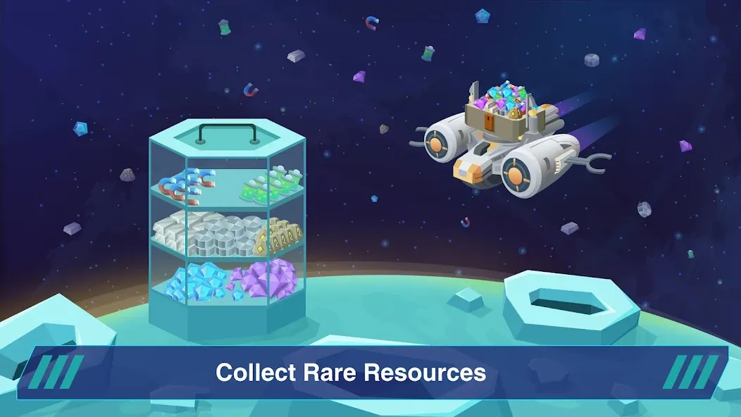 Space Colonizers - the Sandbox бесплатно на Андроид — мод: Безлимитные ресурсы и открыты технологии — скриншот 1 Space Colonizers - the Sandbox бесплатно на Андроид — мод: Безлимитные ресурсы и открыты технологии — скриншот 1