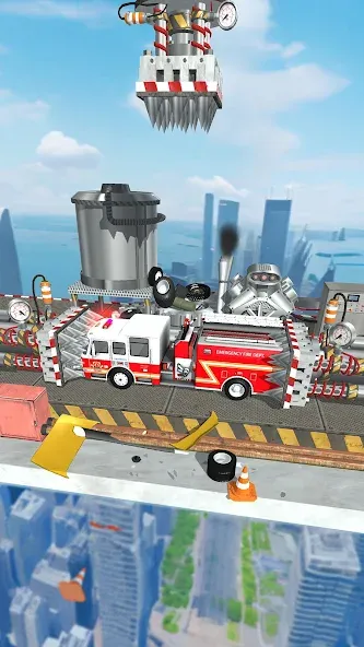 Car Crusher Kingdom бесплатно на Андроид — мод: Безлимитные деньги и все машины — скриншот 3 Car Crusher Kingdom бесплатно на Андроид — мод: Безлимитные деньги и все машины — скриншот 3