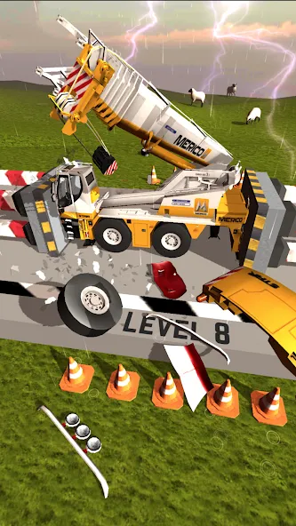 Скачать Car Crusher на Андроид с модом — Безлимитные деньги и все машины открыты — скриншот 3