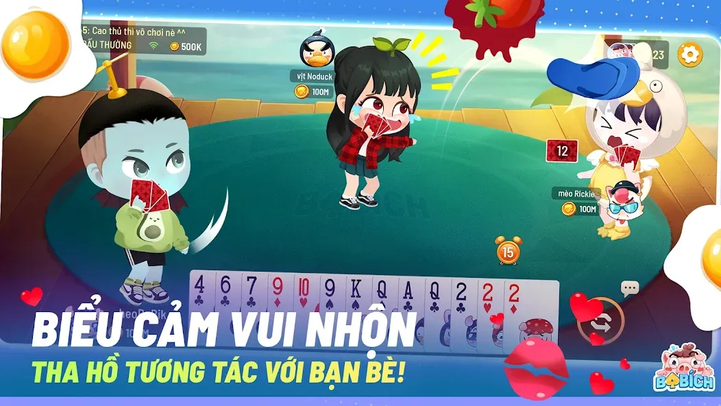 Ba Bich - Tien Len Mien Nam — скачать мод: Безлимитные монеты и подсказки — скриншот 4