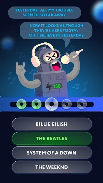 Music Robo Quiz — скачать мод: Безлимитные подсказки и жизни — скриншот 1