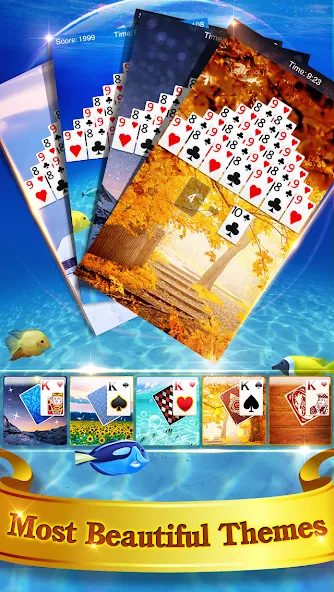 Скачать взлом FreeCell Solitaire — Безлимитные подсказки и отмена ходов — скриншот 4 Скачать взлом FreeCell Solitaire — Безлимитные подсказки и отмена ходов — скриншот 4