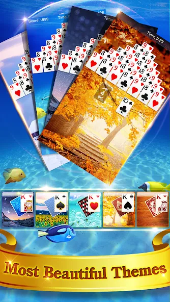 Скачать взлом Pyramid Solitaire — Безлимитные подсказки и отмены ходов — скриншот 4 Скачать взлом Pyramid Solitaire — Безлимитные подсказки и отмены ходов — скриншот 4