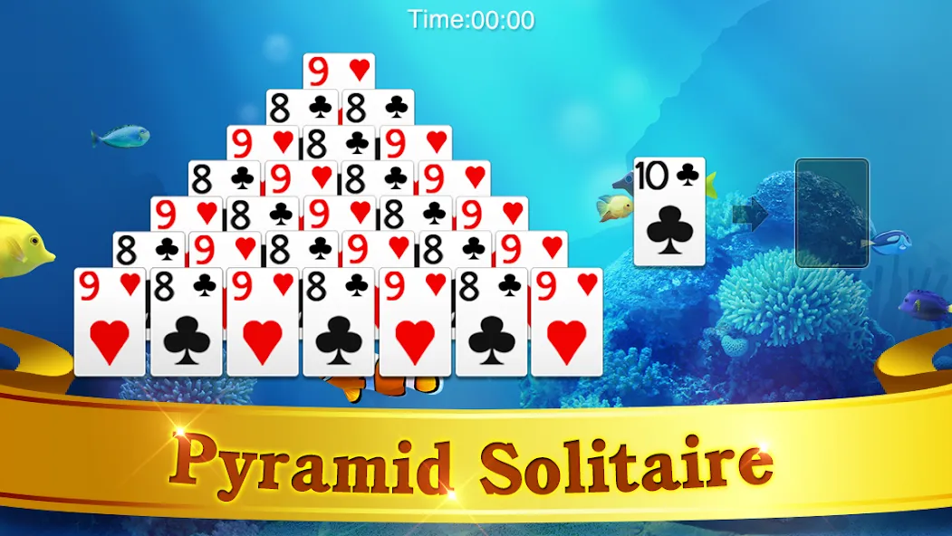 Скачать взлом Pyramid Solitaire — Безлимитные подсказки и отмены ходов — скриншот 5 Скачать взлом Pyramid Solitaire — Безлимитные подсказки и отмены ходов — скриншот 5