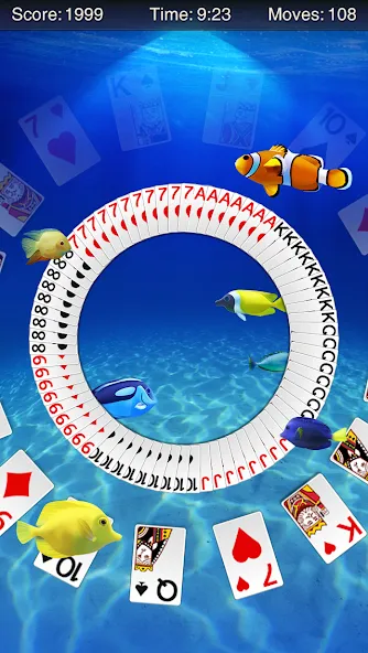 Spider Solitaire — скачать мод: Безлимитные подсказки и отмены ходов — скриншот 3 Spider Solitaire — скачать мод: Безлимитные подсказки и отмены ходов — скриншот 3