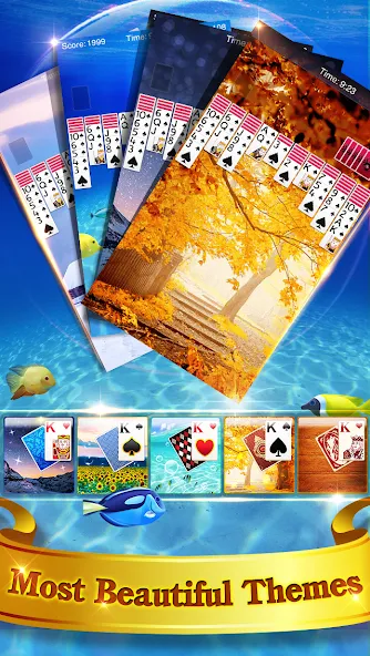 Spider Solitaire — скачать мод: Безлимитные подсказки и отмены ходов — скриншот 4 Spider Solitaire — скачать мод: Безлимитные подсказки и отмены ходов — скриншот 4