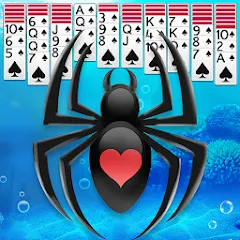 Spider Solitaire — скачать мод: Безлимитные подсказки и отмены ходов